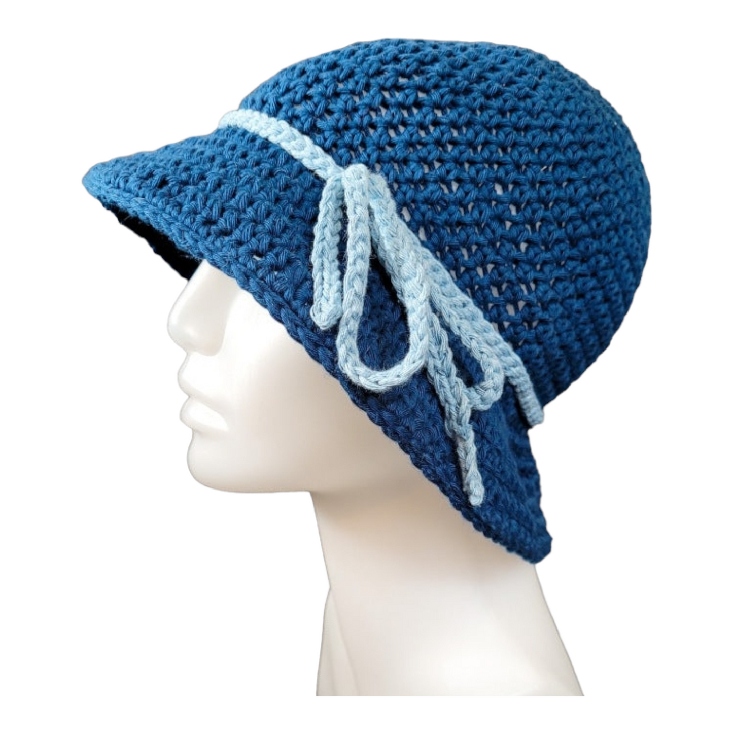 Crocheted sun hats